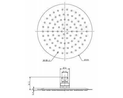 Душевая система Omnires Ontario с термосмесителем