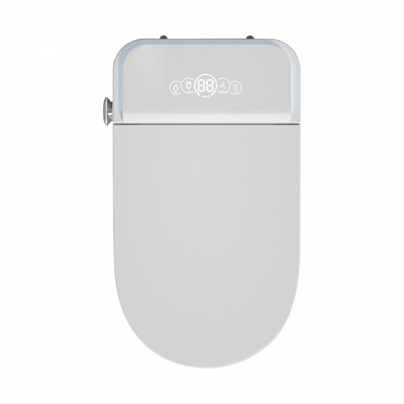 Электронный унитаз-биде ABBER Bequem  приставной белый