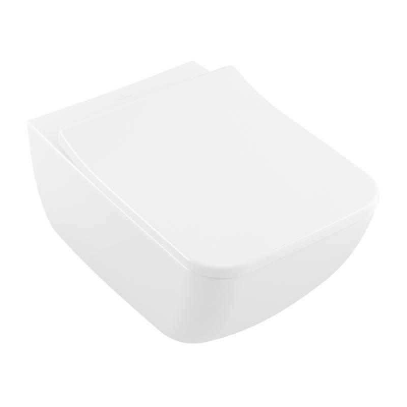 Унитаз подвесной Villeroy&Boch Legato с сиденьем микролифт, 56x33 см