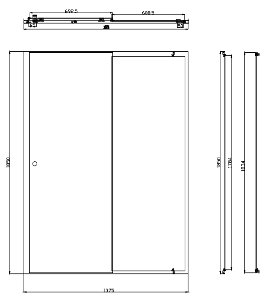 Душевой уголок Omnires Bronx S2050