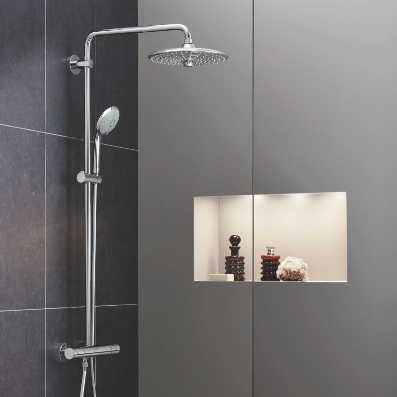 GROHE EUPHORIA SYSTEM 260 ДУШЕВАЯ СИСТЕМА С ТЕРМОСТАТОМ ДЛЯ НАСТЕННОГО МОНТАЖА