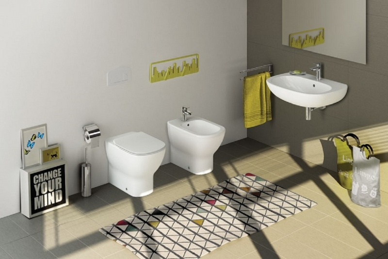 Унитаз приставной Ideal Standard Tesi Aquablade 55x36 см