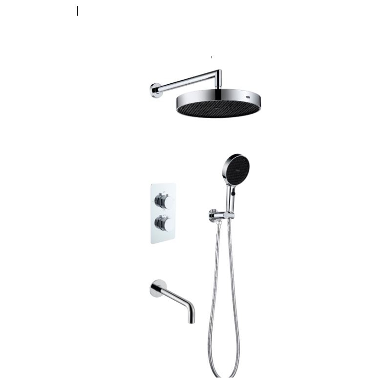 Комплект скрытого монтажа CELL термостатический  с изливом 