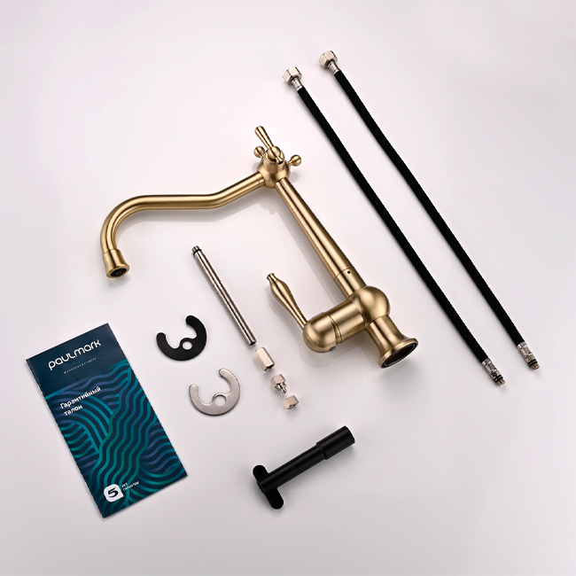 Смеситель PAULMARK RETRO ,бронза