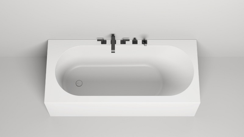 Ванна пристенная Salini FABIA 170x75 (S-Sense . глянцевый)