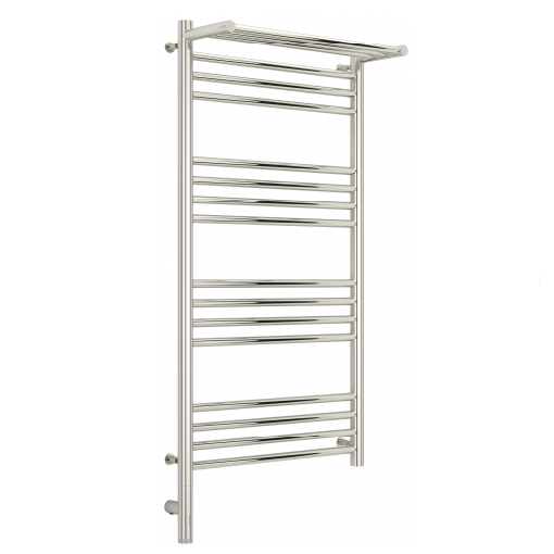 Полотенцесушитель электрический Сунержа Богема 3.0 с 1 полкой, хром, скрытое подключение