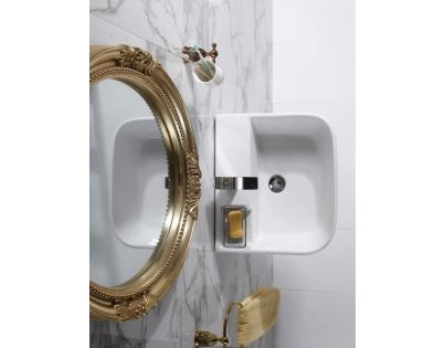 Раковина CeramaLux 33*33 напольная