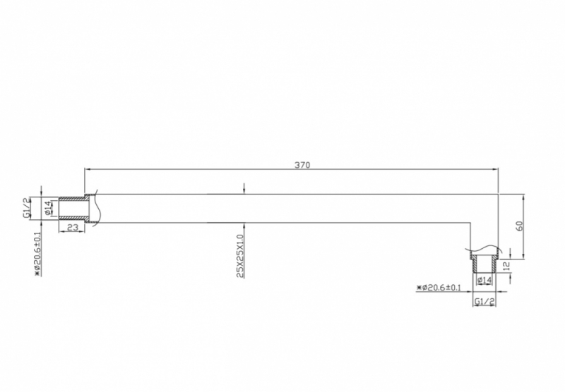 Душевая система Omnires Fresh скрытого монтажа, хром