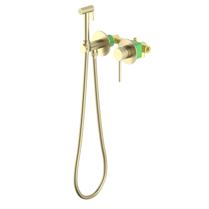 Смеситель встроенный с гигиеническим душем с защитой от ожогов Timo Saona 