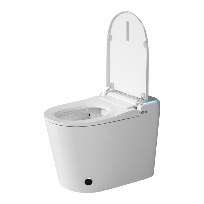 Электронный унитаз-биде ABBER Bequem  приставной белый