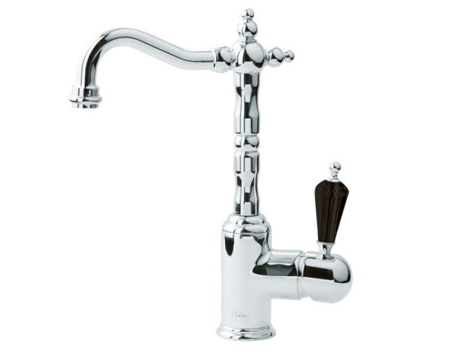 Смеситель для умывальника Boheme Tradizionale Nero высокий