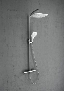 Душевая стойка Ravak Termo 300 с термостатом и душевым набором