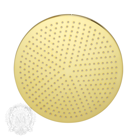 Migliore Radius C7 Верхний душ, D300 мм антикальций, золото