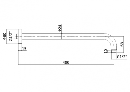 Набор для душа Paffoni Light, нерж. сталь
