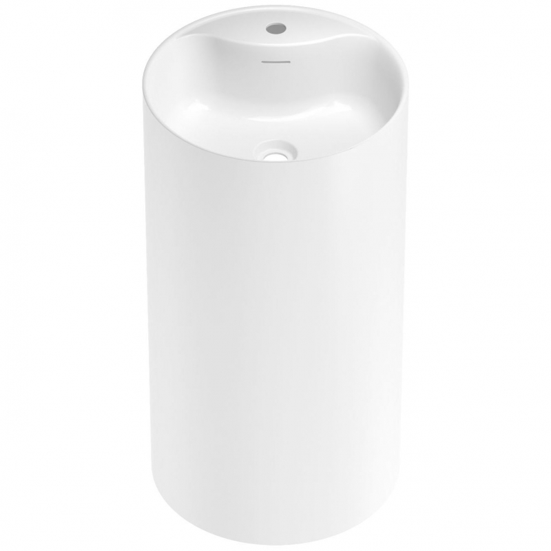 Напольная акриловая раковина Wellsee Chalice Perfection 45x45