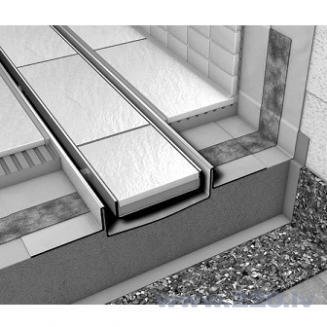  Комплект TECElinus для монтажа дренажного канала 2 в 1 - с основой для плитки "tile"/панелью "steel" 
