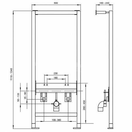 Инсталляция WINKIEL  для биде