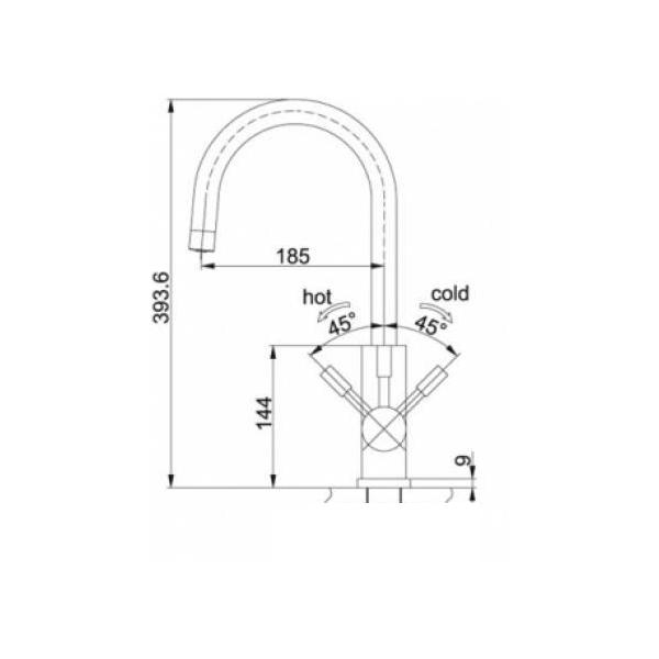 СМЕСИТЕЛЬ ДЛЯ КУХНИ FRANKE EOS CLEAR WATER