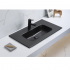 Умывальник CeramaLux 61,3*46,6, черный матовый