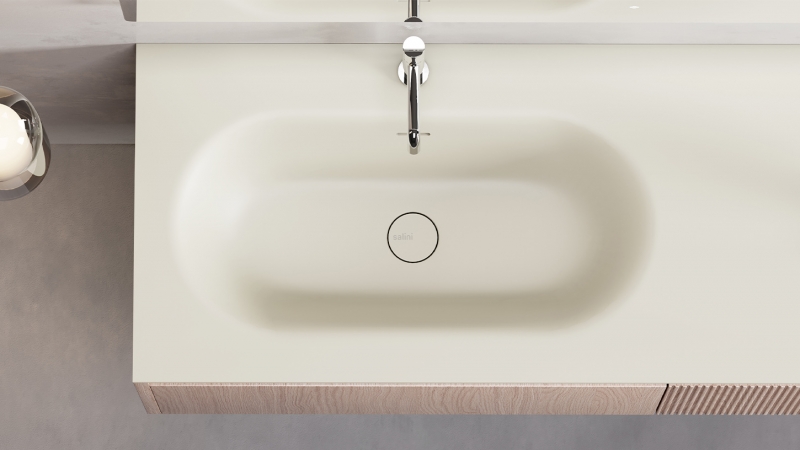 Раковина-столешница  ONDA FLOW OVAL 110*50