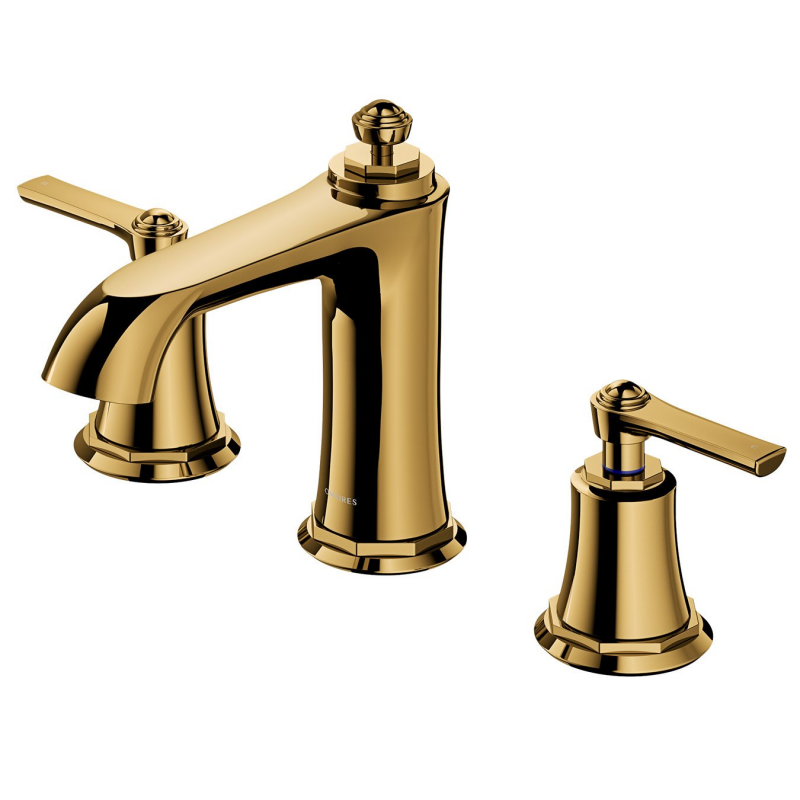 Omnires Armance Смеситель для умывальника на 3 отверстия,  золото