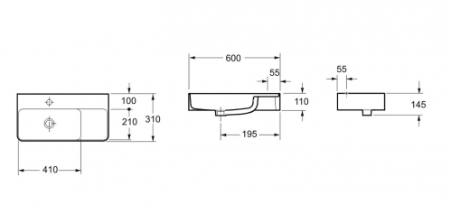Умывальник Lavinia Boho Bathroom Sink 60*31