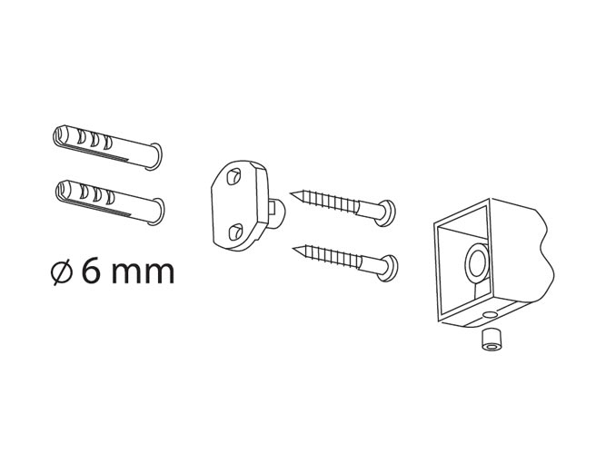 Держатель Bisk FUTURA BLACK для полотенца 46 см 