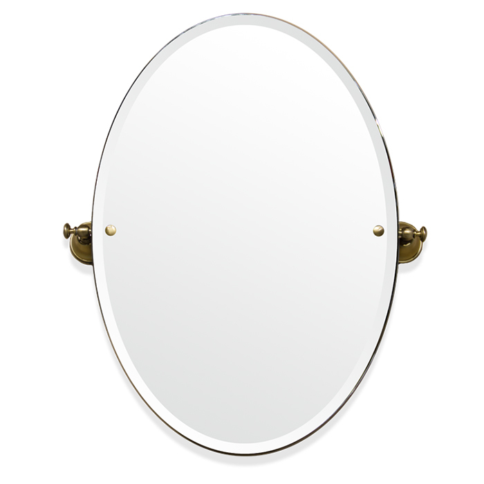 TW Harmony 021, вращающееся зеркало овальное 56х66см, цвет держателя: бронза