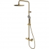 Термостатическая душевая система наружного монтажа Omnires, золото