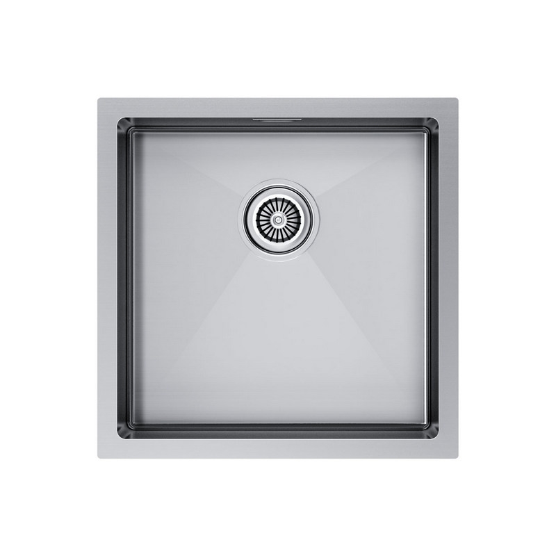 КУХОННАЯ МОЙКА PAULMARK GERBERG 44 UNI PM254444-BS (СТАЛЬНОЙ/БРАШИРОВАННАЯ СТАЛЬ)