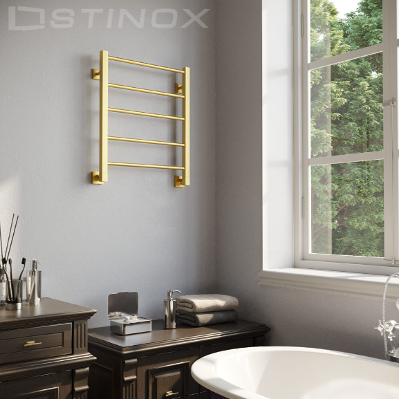 Полотенцесушитель Stinox Classic золото брашированное