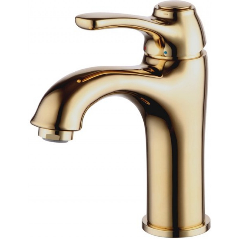 Смеситель для умывальника, Iddis Oldie золото