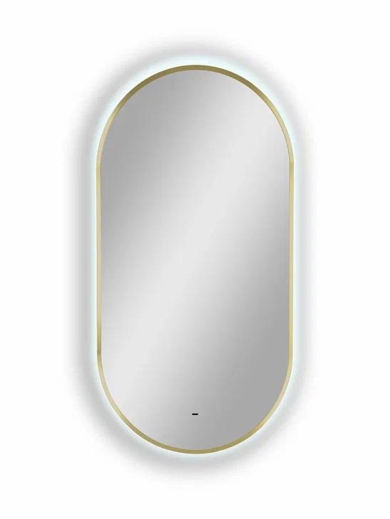 Зеркало Continent Miaro Gold 500x1000 матовое золото