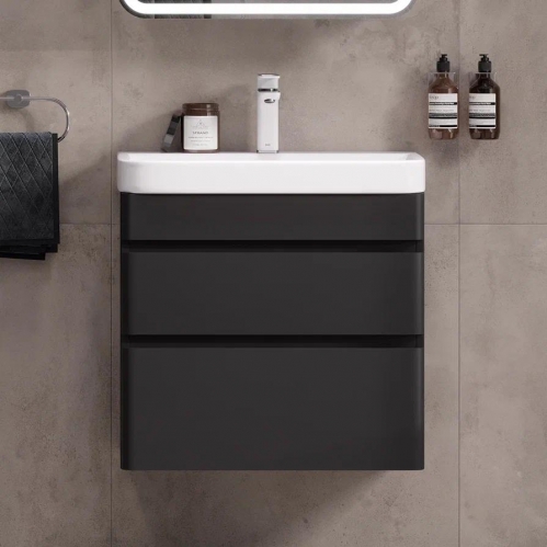 Тумба подвесная EQUIL Eltoro 60.2Y с умывальником Nice 60