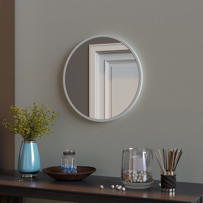 Зеркало Континент Мун(белый)