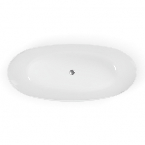 Ванна Belux Осло 168*76 Белый матовый, Solid Surface