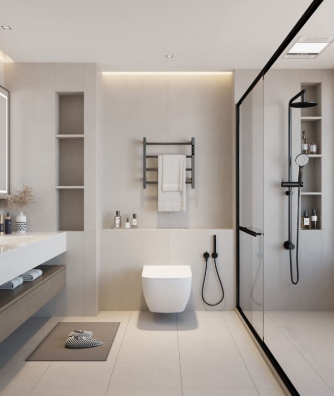 Полотенцесушитель электрический AQUAme  47*47 графит 