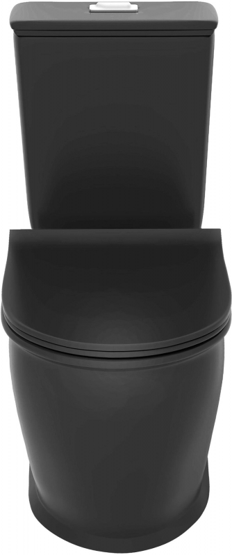 Унитаз напольный Grossman  67x35 сиденье Duroplast, микролифт, черный матовый