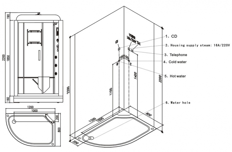 Смеситель ABBER Daheim с гигиеническим душем, нержавеющая сталь