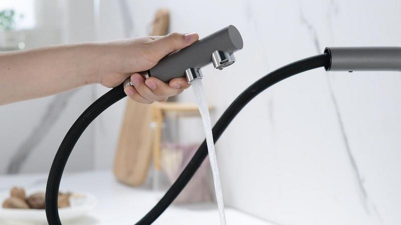 Смеситель PAULMARK SERPENTINE (серый/серый металлик)