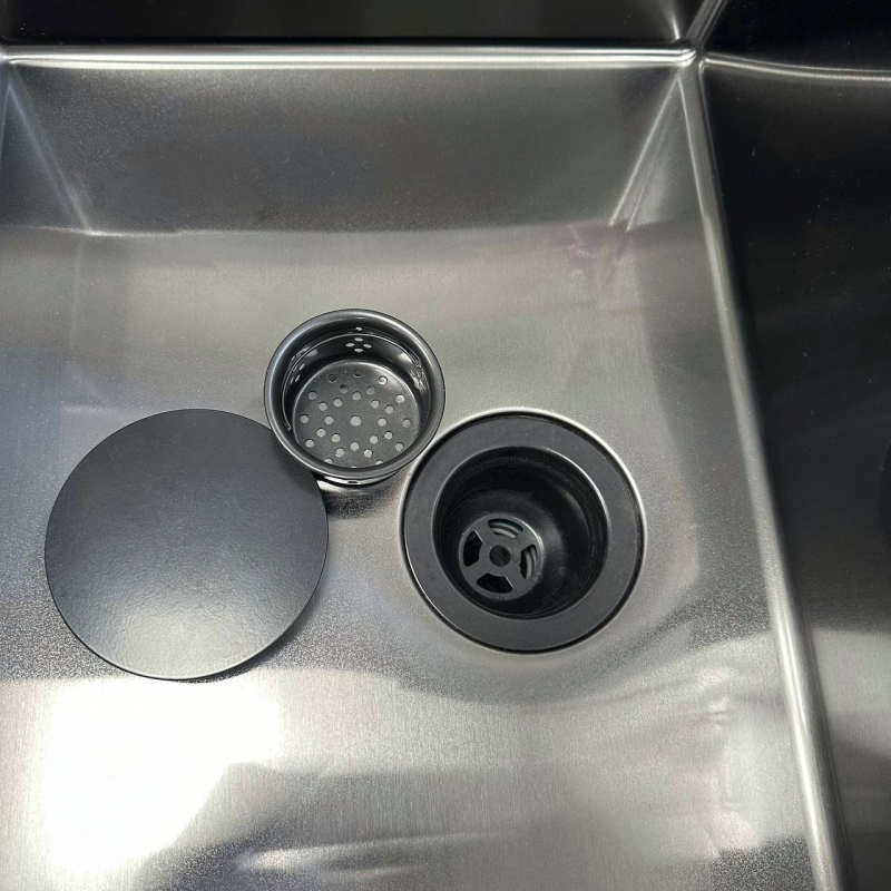 Кухонная мойка Roxen Simple 50x50 PVD blaсk