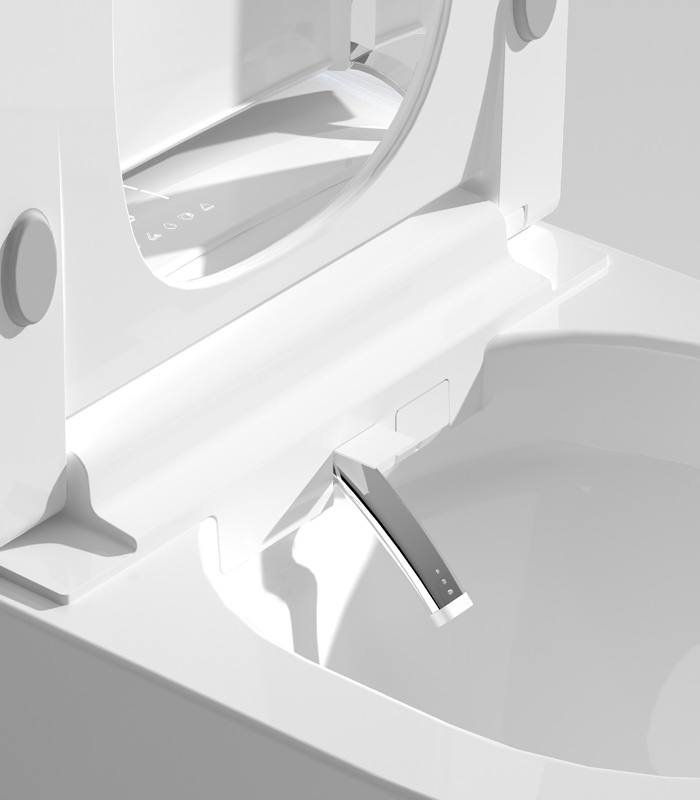 Унитаз-биде BRUNNEN WAL BS-3005 Pro подвесной, импульсный