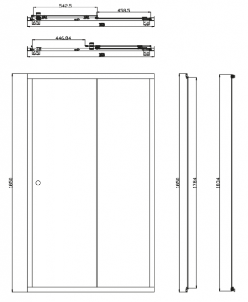 Душевой уголок Omnires Bronx S2050