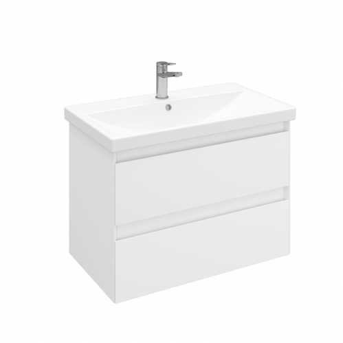 Тумба подвесная Vitrum 80 под умывальник Cerastyle Elite 80, белый матовый