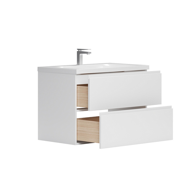 ТУМБА ПОДВЕСНАЯ МИНСК 80-02 с умывальником Порто