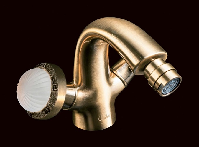 Смеситель для биде Boheme Satine бронзовый