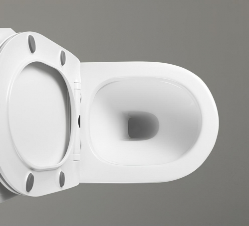 Унитаз-компакт Cerutti Spa ORLTER  60,5x37 сиденье Duroplast, микролифт, белый