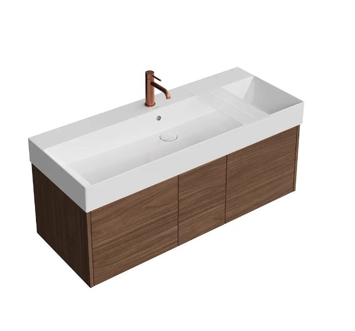 РАКОВИНА GRANDE МЕБЕЛЬНАЯ\ПОДВЕСНАЯ 120*48,5 см белая