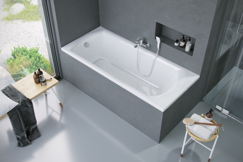 Ванна акриловая Excellent Lamia Slim 160х75 с ножками в комплекте