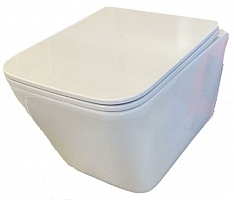 ПОДВЕСНОЙ УНИТАЗ LEKVO C СИДЕНЬЕМ В КОМПЛЕКТЕ 52*34